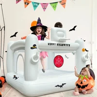 Mini White PVC Toddler Kids Children Inflatable Bouncy House Small Indoor Baby Jumping Castles Birthday Inflatable Trampoline 2