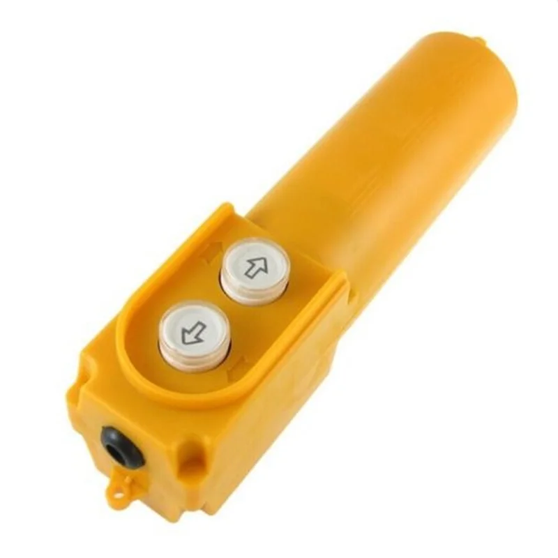 Handheld-Hoist-Crane-Pendant-Control-Station-Push-Button-Switch-Up-Down-Cob-61Dr