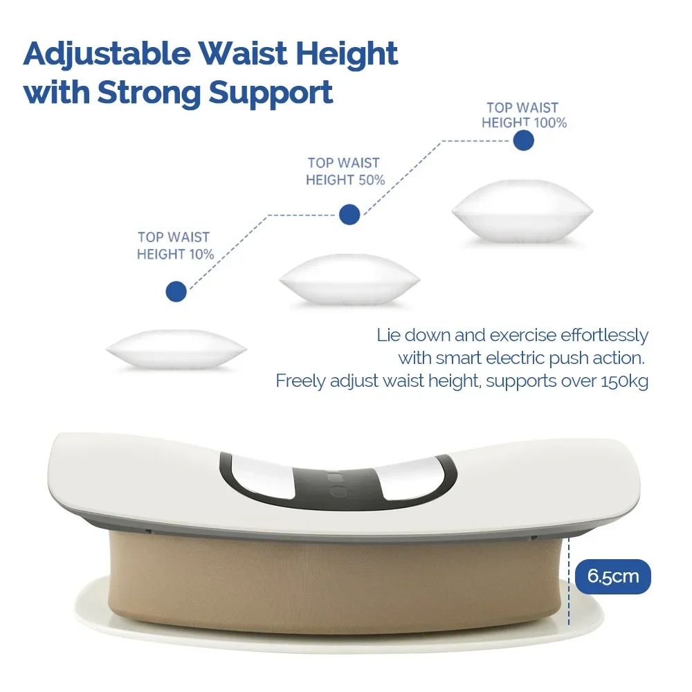 Electric Lumbar Traction Massager,Adjustable Vibration Waist Massager,Inflatable Back Stretcher Device,Waist Spine Support Back