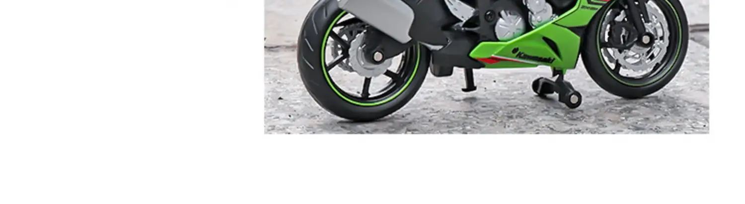 Kawasaki Ninja ZX6R ZX-6R 1:12 Ölçekli Model Motosiklet 