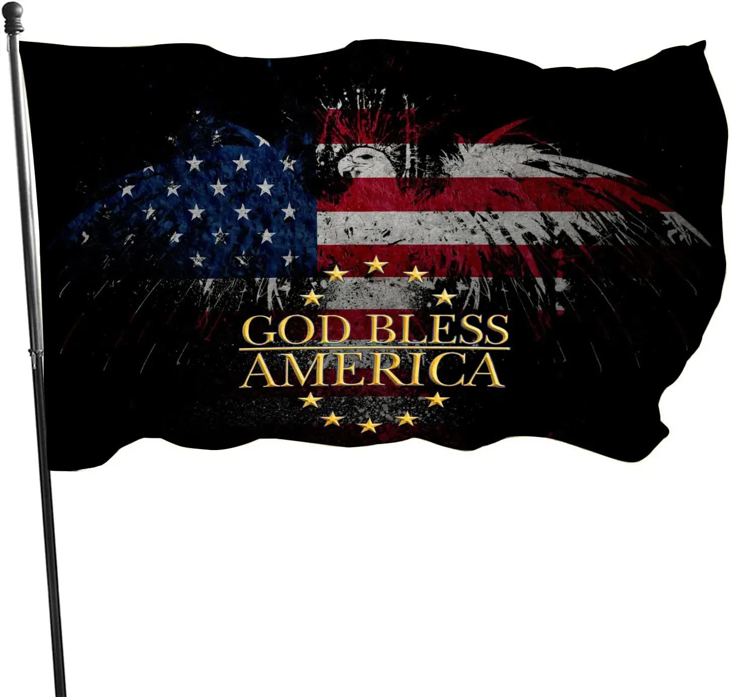 壁飾りGOD BLESS 星条旗AMERICA