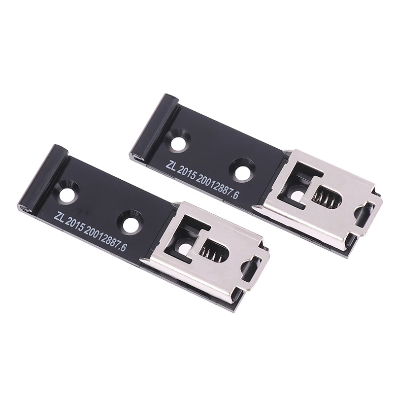 35mm DIN Rail Fixed Clamp Fasten Clip U Shaped DIN Rail Holder 1pc Buckle Fixed Clamp Fastener Clip For Relay Mounting fixing clamp bracket