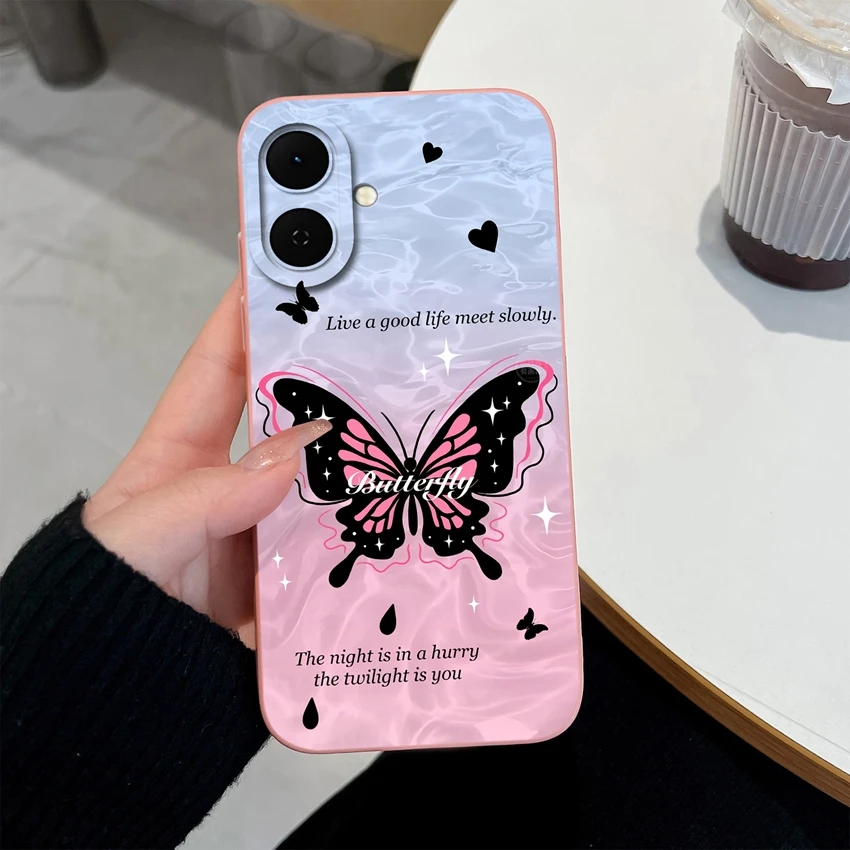 Pretty Flowers Pattern Full Coverage Soft Silicone Phone Case Cover