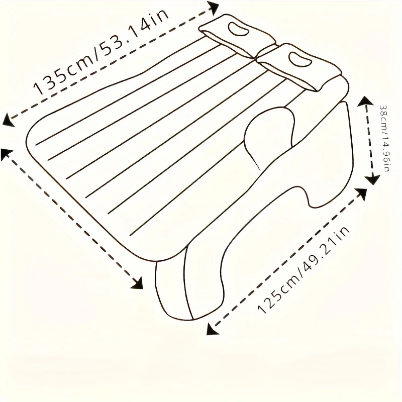 Thickened Car Air Mattress Back Seat Bed-Inflatable Design for Comfort Portable and Lightweight inflatable air bed car sleeping mattress camping mattress inflatable camping mattress