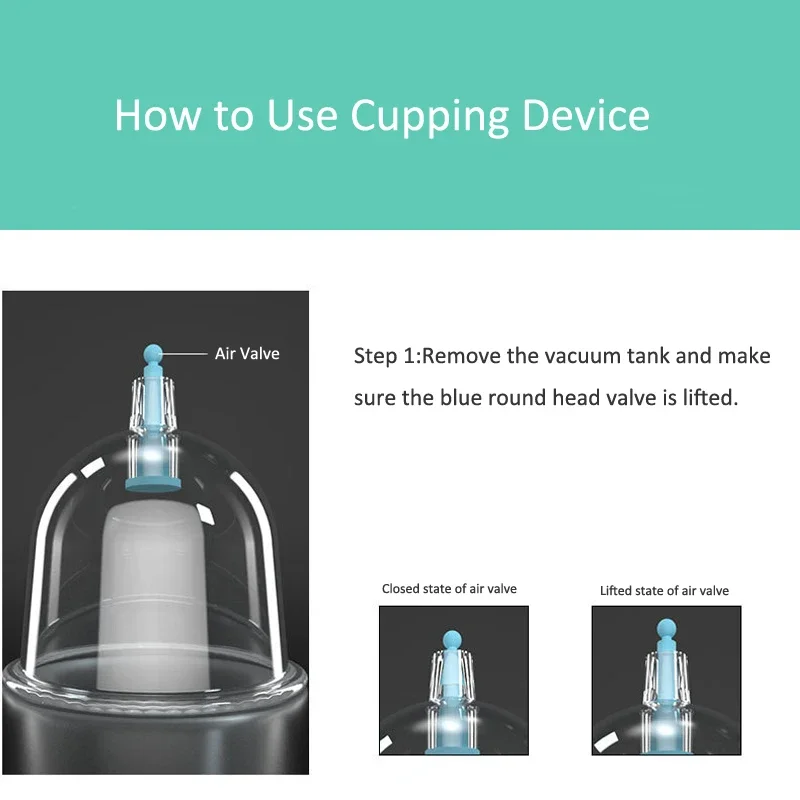 5 Cans For Massage Vacuum Cupping Set Chinese Physiotherapy Cellulite Body Suction Cups with Pump Cupping Therapy Heathly Care 5