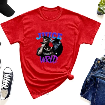 Rapper Singer Juice Wrld Printed T-shirt Summer Cotton Short Sleeve T Shirts 3