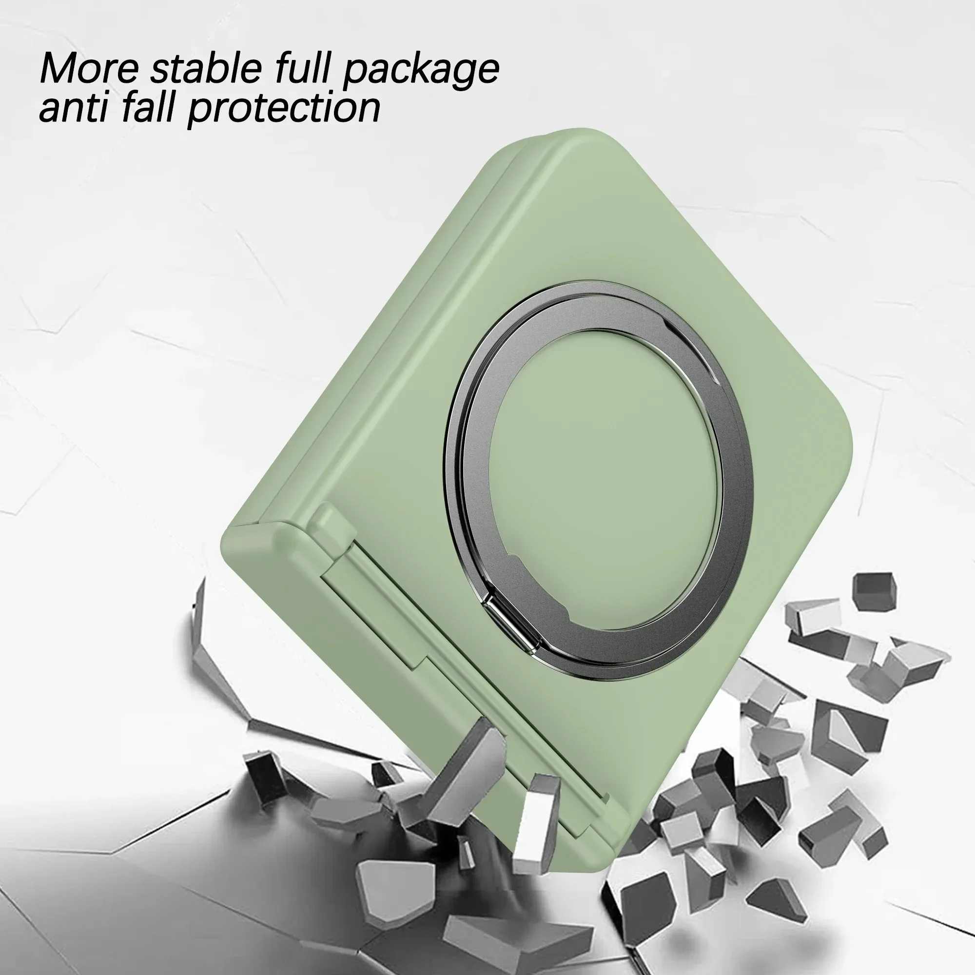 360° Magnetic Metal Phone Case with Magsafe and Hinge Protection