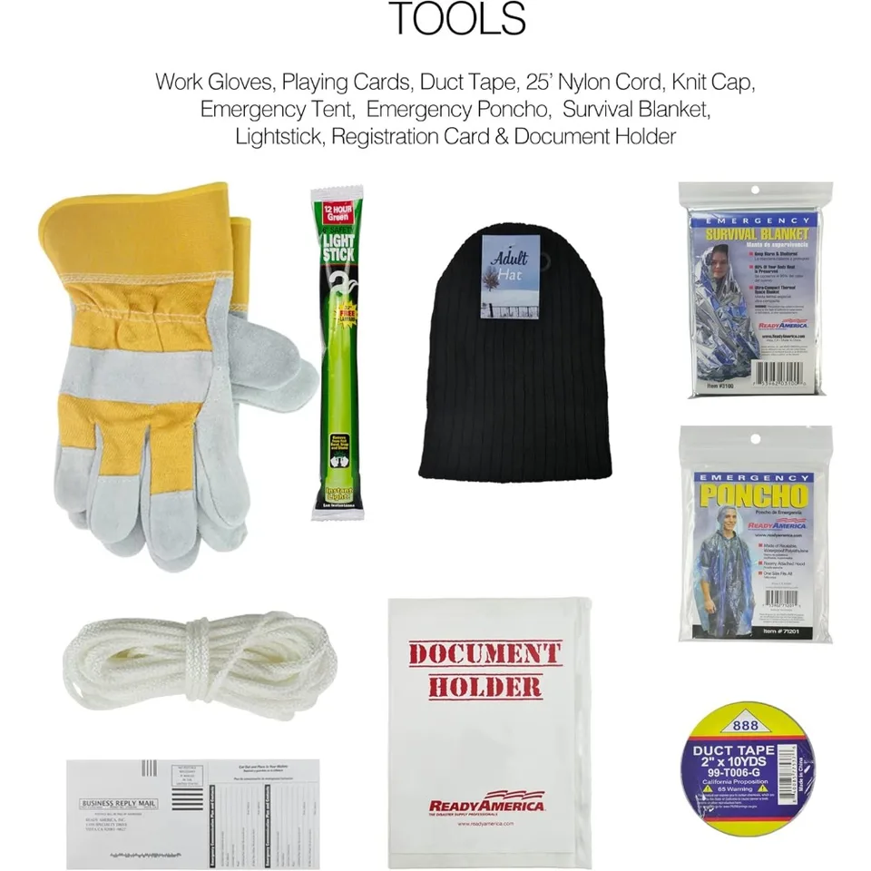 Ready America 72 Hour Elite Emergency Survival Kit