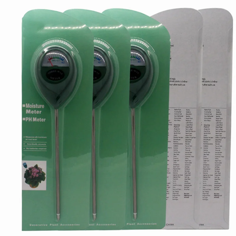 Soil Moisture Sensor Soil Dry Meter Wet Tester Metal Probe Gardening Intensity Measurement Analysis Outdoor Plant Hygrometer 1pc