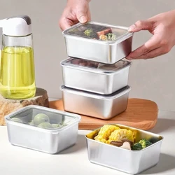 Stainless Steel Reusable Food Storage Containers with Lids - Set of 4 (4pcs)
