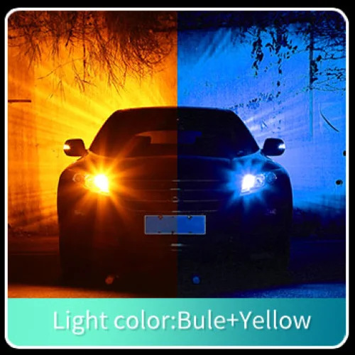 blue turn yellow