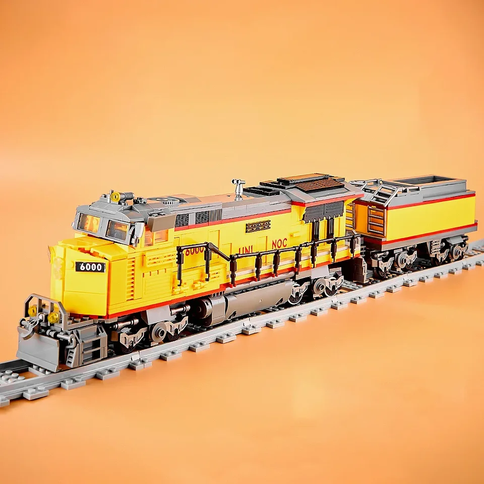 Vintage Train Building Blocks Set 1162PCS Toy