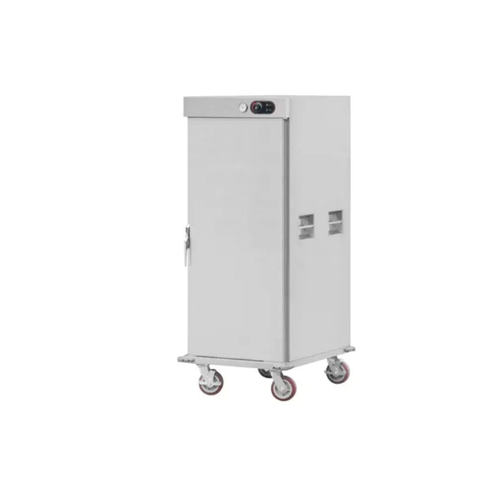 Fully Functional Stainless Steel insulated food cabinet food warmer cart with wheels electric food warmer carts