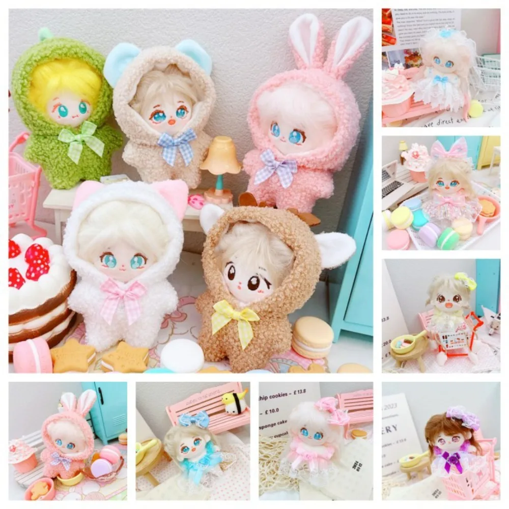 10cm Cotton Doll Clothes Lovely Plush Suits Dresses Clothing Doll Accessories Cultivate Hands-on Ability Children\'s Gift Toys