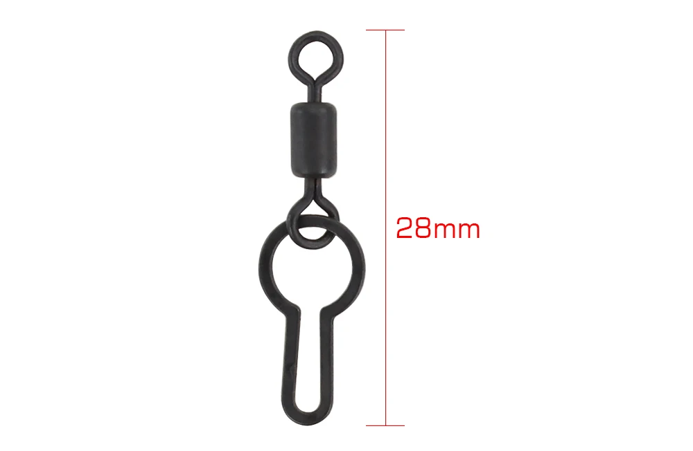 10 stücke Karpfen Angeln Pva Mesh Swivel Clips Pva Tasche Angeln Swivel Snap für Karpfen Angel Ende Tackle AG145 – Detail 4