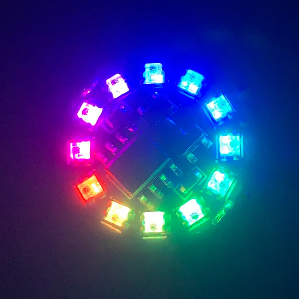Wireless LED Lamp Colorful Wireless Magnetic Control Induction Breathing/Gradient/Rotation/Running DIY Landscape Sand Table