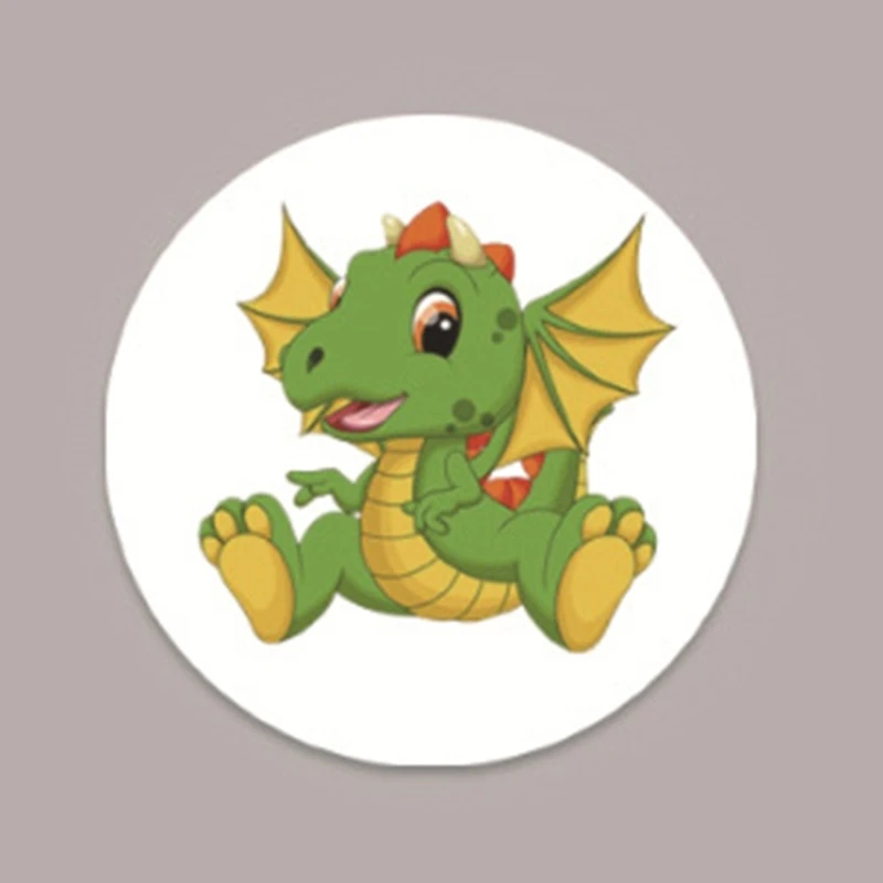 Potty Training Stickers Reusable Cartoon Dinosaur Pattern Sticker for Boys Girls Toilet  Color Changing Pee Stickers 5