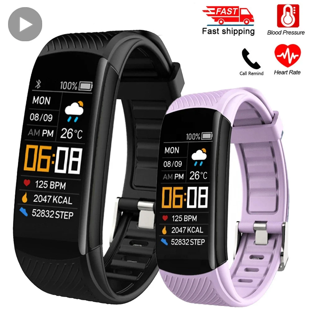 

Smart Band Wristband Electronic Fitness Bracelet Wrist Watch Smartband Smartwatch Men Women Waterproof Tracker Connected Touch