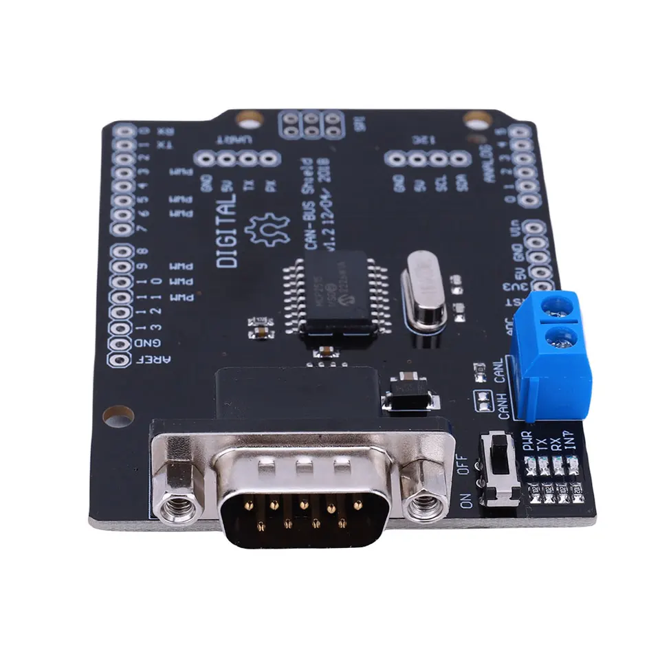 Akozon Scheda di Espansione Hw A001 Can Bus Shield Mcp2515