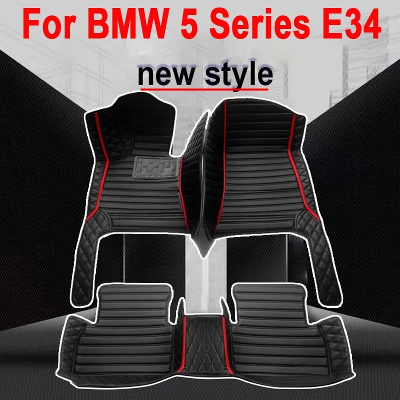 

Car Mats Floor For BMW 5 Series E34 1988~1996 Waterproof Car Carpet Floor Mats Cubre Pisos Para Autos Car Accessories Interior