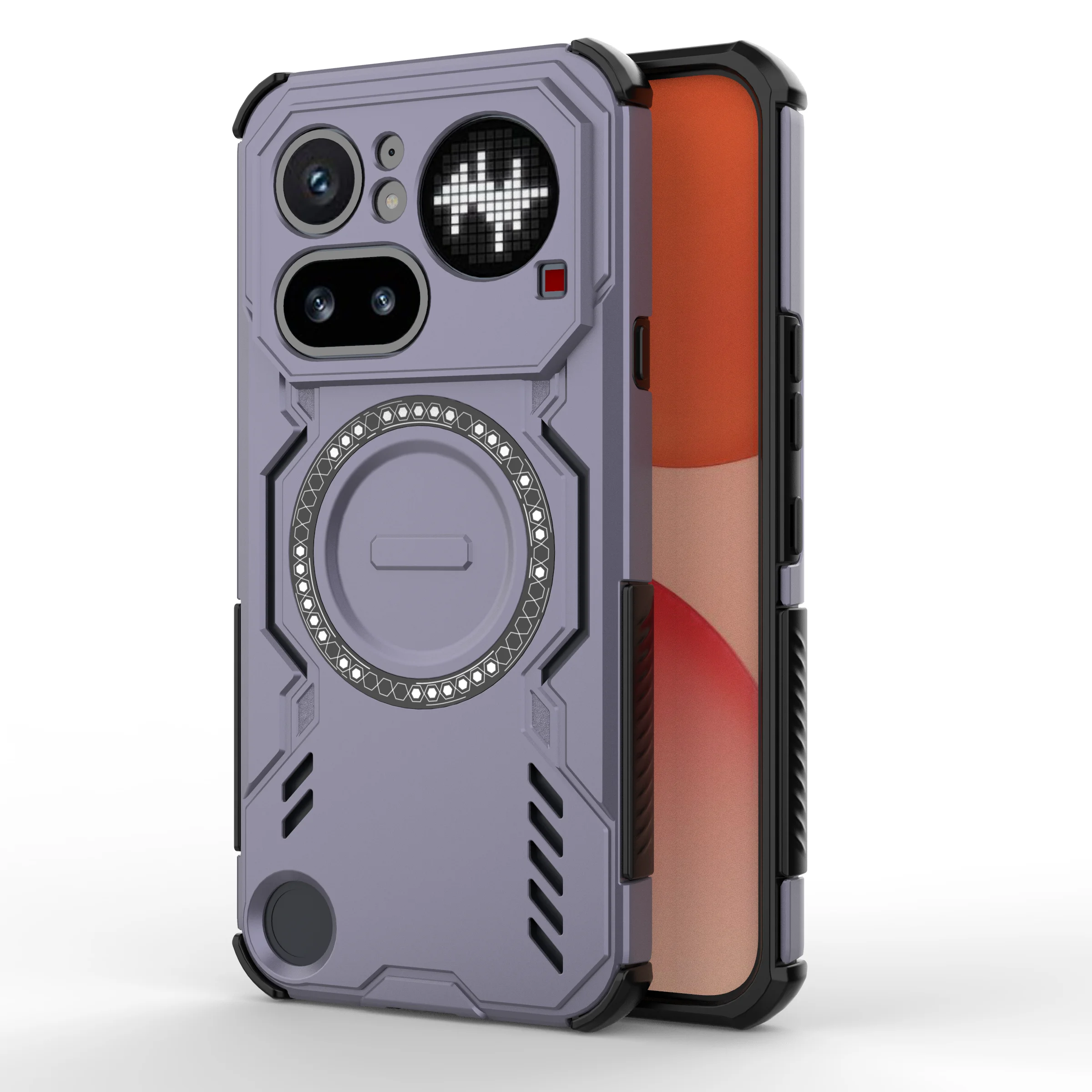Enhanced Heat Dissipation Magnetic Shockproof Protective Case - Matte Finish