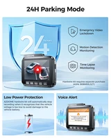 AZDOME Dash Cam GS63H Pro 4K+1080P 2.4 4