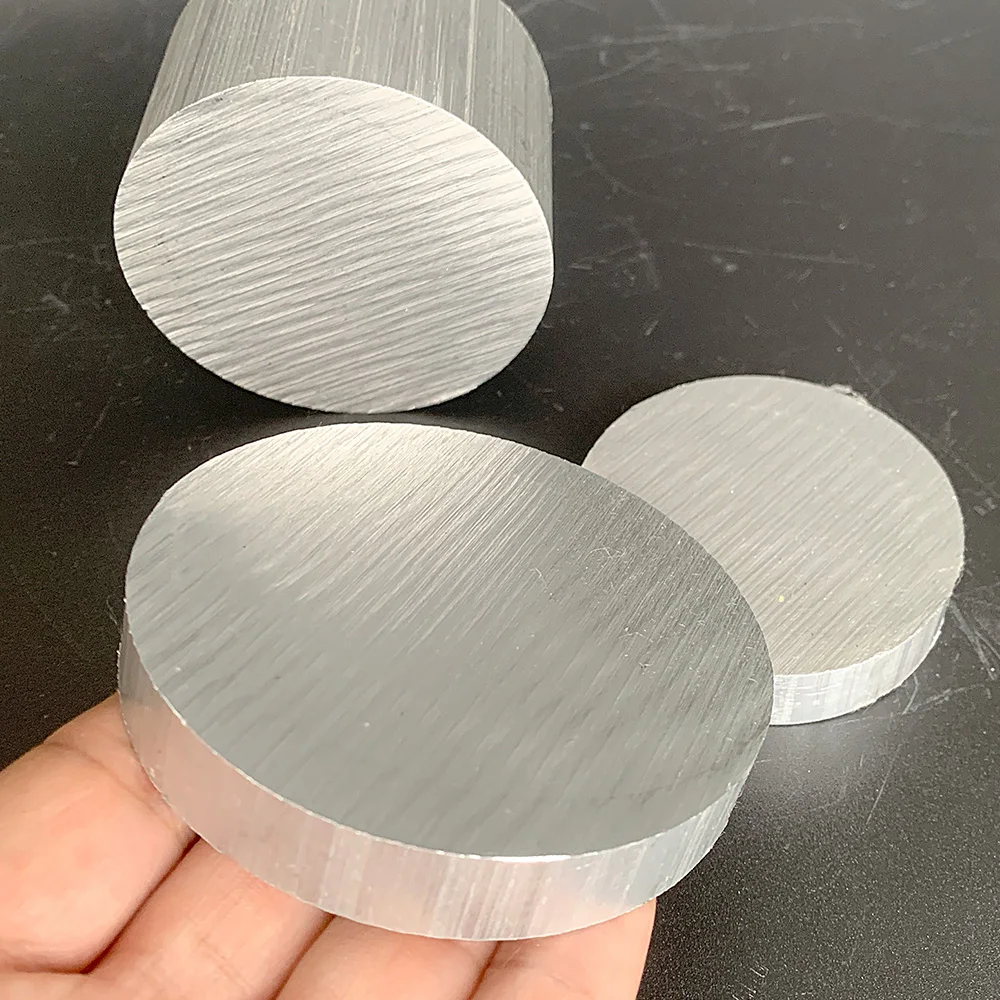6061 aluminum alloy solid round rod diameter &Phi; 60mm &Phi; 70mm &Phi; 80mm &Phi; 90mm thickness 10mm 20mm 30mm 40mm 50mm