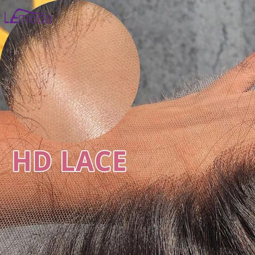 13x6 HD Lace Frontal Only Pre Plucked Body Wave Real HD Lace 13x4 Frontal Remy Hair 5x5 Closure 22 24 Inches 12A Virgin Hair