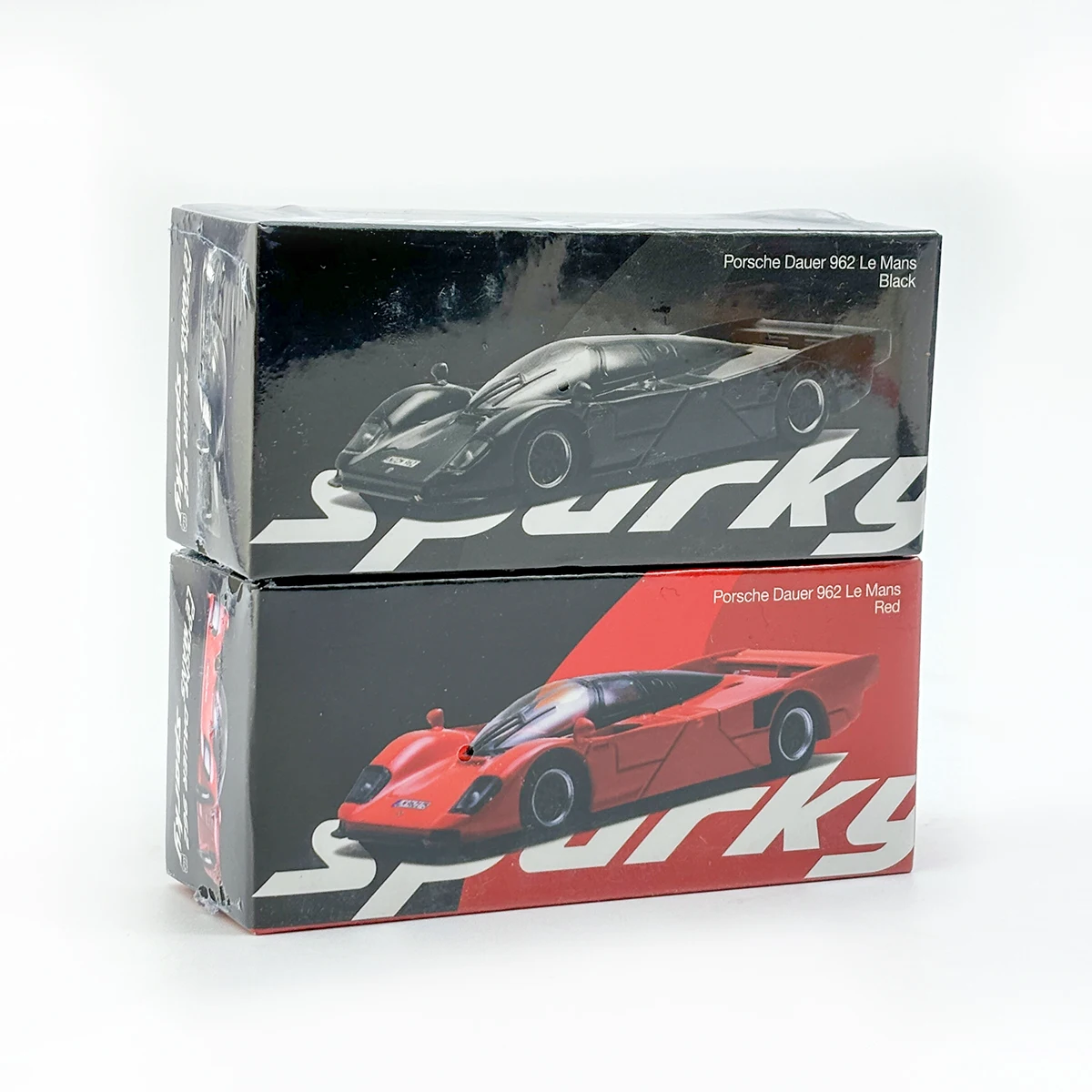 작은 1/64 스케일 포르쉐 956 르망 스파키 레이싱 카 모델 합금 포르쉐 962 스파키 장난감 자동차 모델 소장 장식품