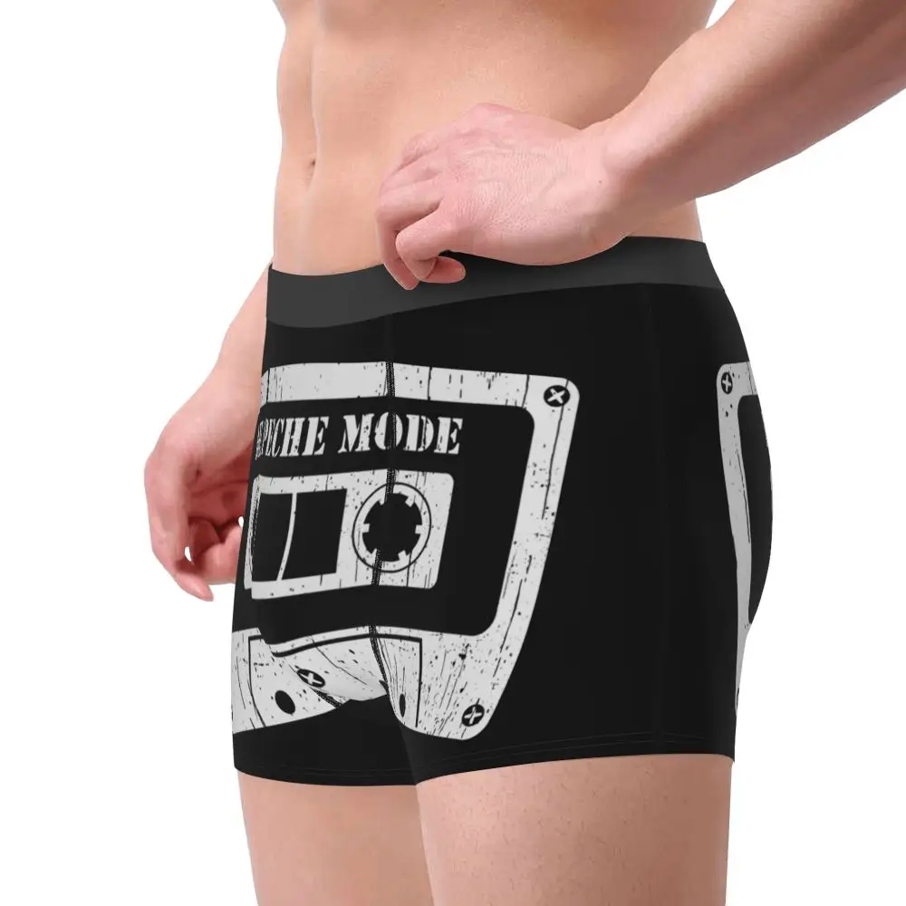 Custom Electronic Rock Depeche Cool Mode Boxers Shorts Men Briefs Underwear Cool Underpants