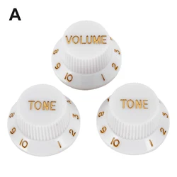 3-Piece Guitar Knob Set: Volume & Tone Control (A)