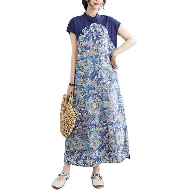 

Traditional Elegant Cheongsam Chinese Styles Vintage Women Qipao Dresses China Tang Suit Robe Oriental Clothing