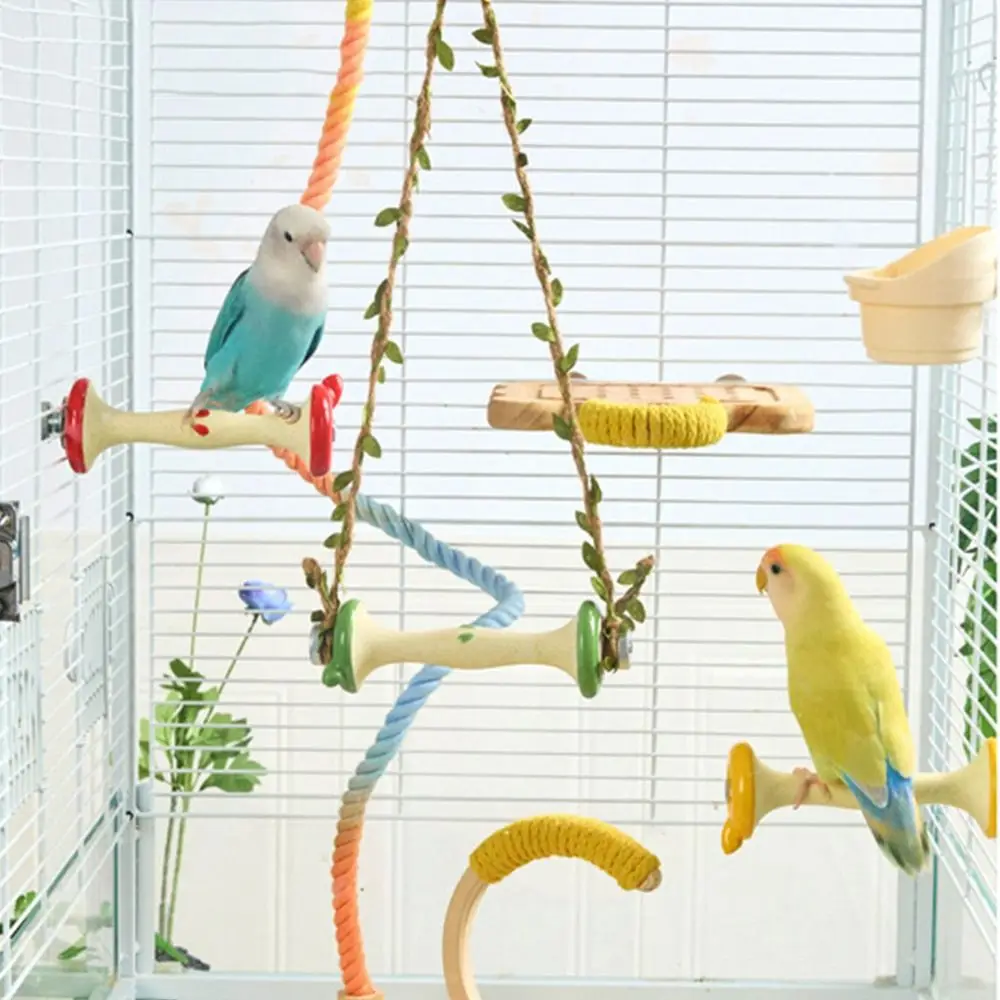 Creative Parrot Standing Stick Sturdy Fruit Core Shaped Bird Paw Grinding Durable Grinding Claws Bird Beak Grinding Stone