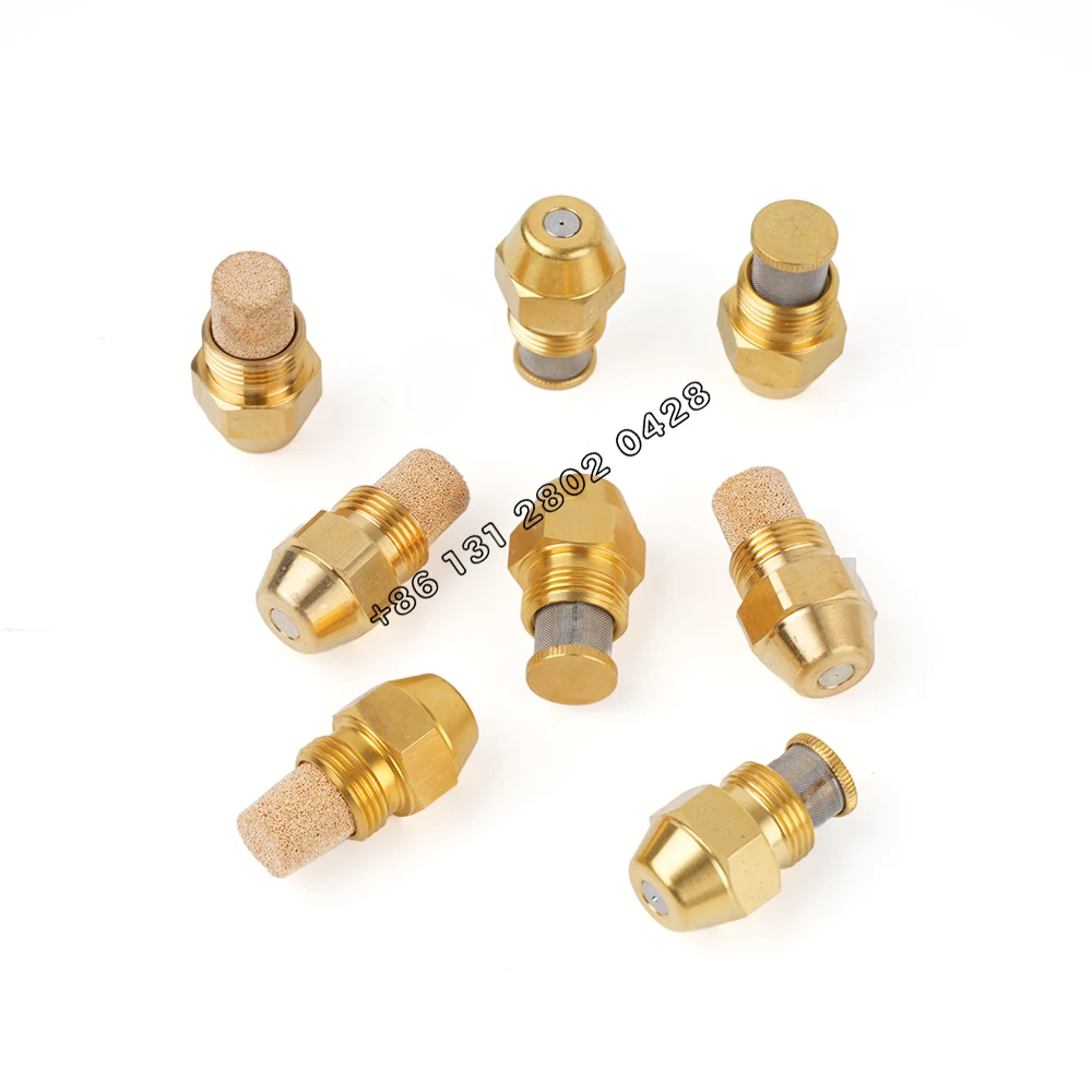80 Degree Waste Oil Burner Nozzle Diesel Fuel Jet Brass Burner Oil Nozzle Burner, Boiler, large flow Injection 3