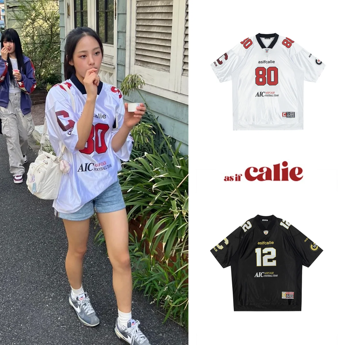 ASIF CALIE★韓国★人気★GURLS JUST T-SHIRT 半袖Tシャツ 3色 ☆少女時代 テヨン☆ASIF CALIE☆送料込み☆CALIE GURLS T-SHIRT