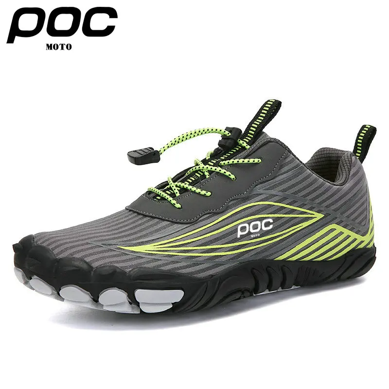 

2023 Moto POC Men Women Racing Sport Mountain Sneakers Summer Breathable Mtb Shoes Road Bike Lightweight Non-slip Bicycle Shoes