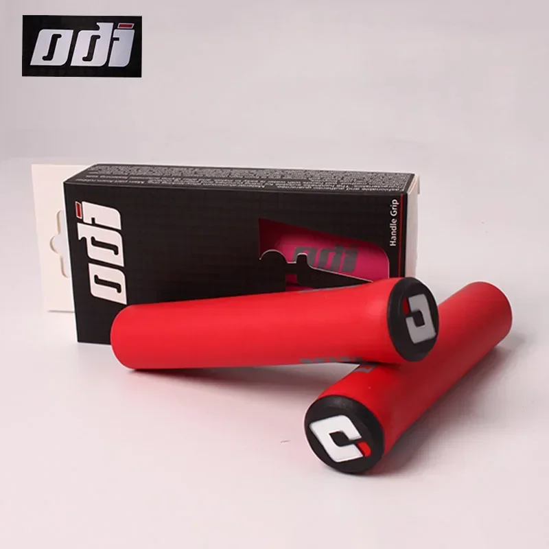 ODI 2pcs Bike Handlebar Grips MTB Silicone Handle Bar Grips Sets Soft Mountain Bicycle-grips End Plugs Cycling Accessories Parts Bicycle Handlebar Grips Bicycle Accessories Bike Handlebar Grips Bike Handle Grips