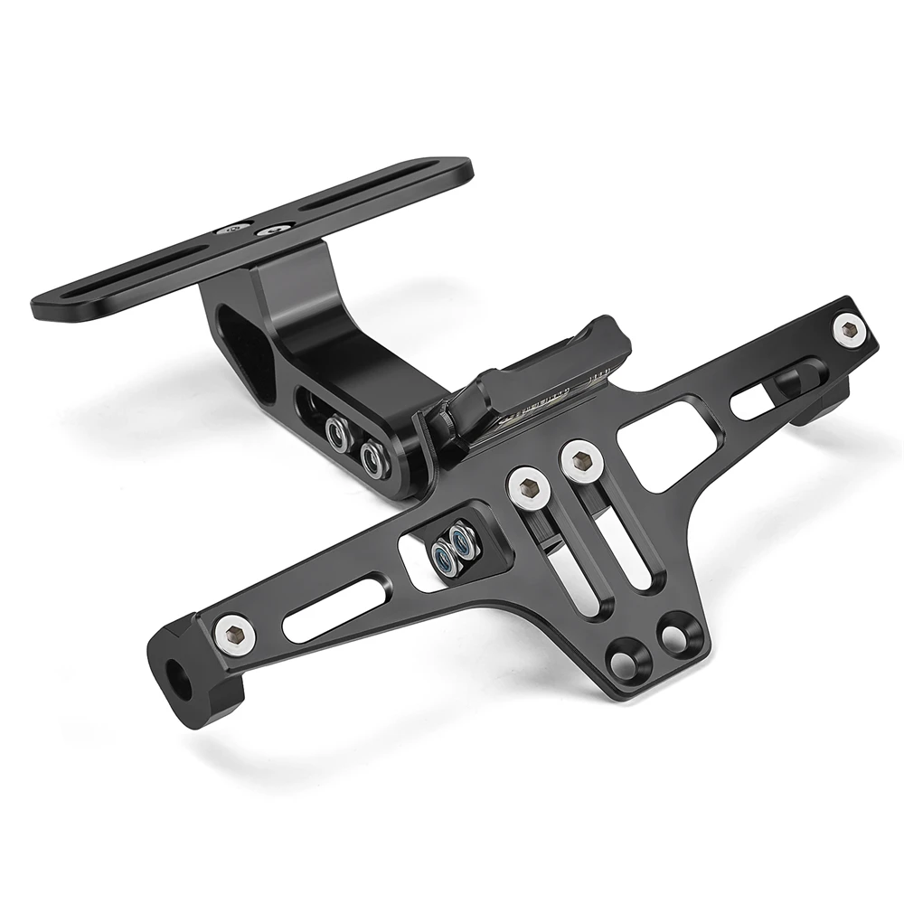 HIGHSIDER Motorrad Kennzeichenhalter Akron-RS Pro, Universal (Typ 6