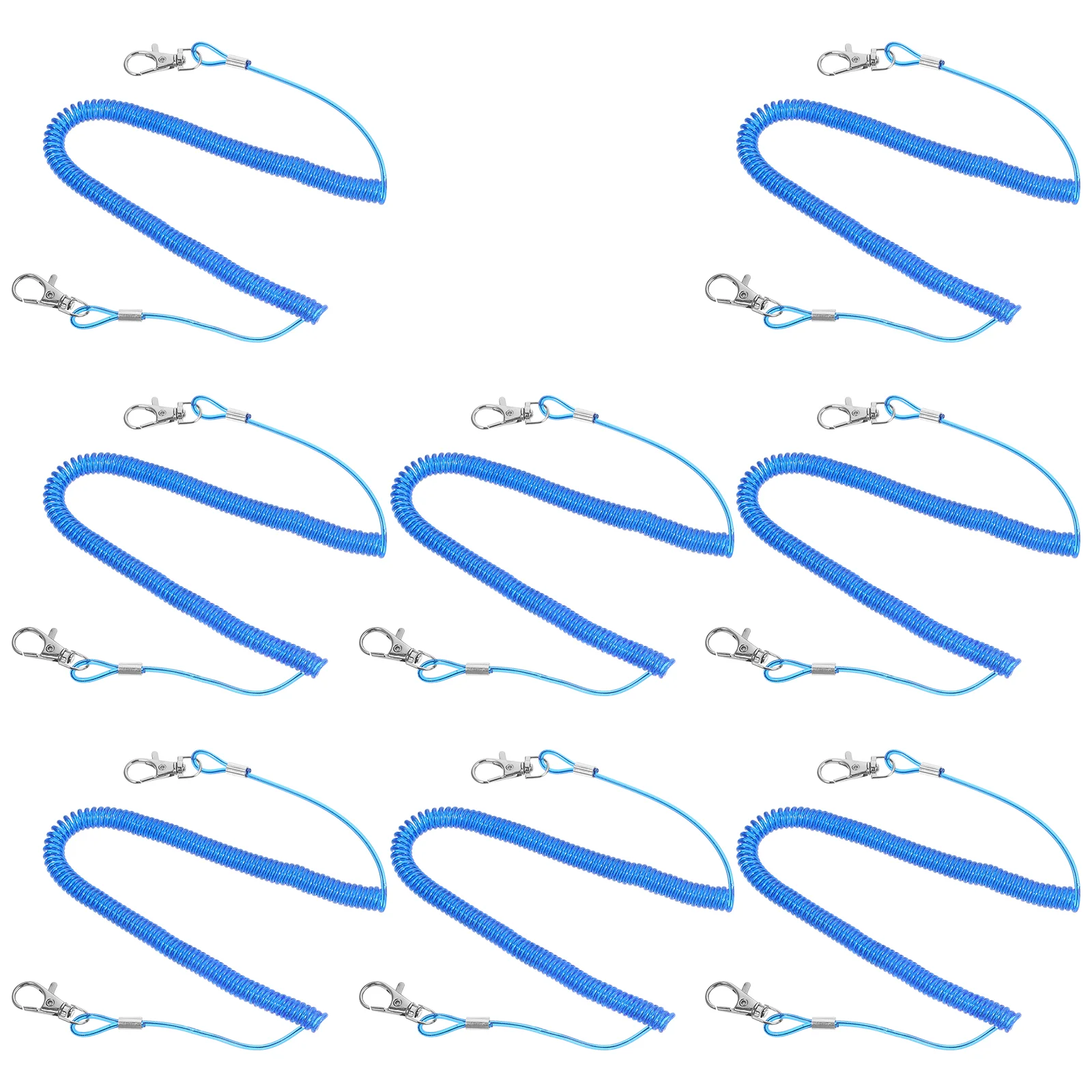 

Wire Fishing Tools Retractable Tether Security Gear Miss Rope Lanyards Keychains