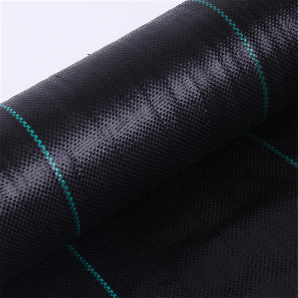 Weed Membrane Garden Landscape Fabric Anti Grass Cloth Strong Breathable Plastic Mulch Thicker Durable Ground Cover Sheet Mat