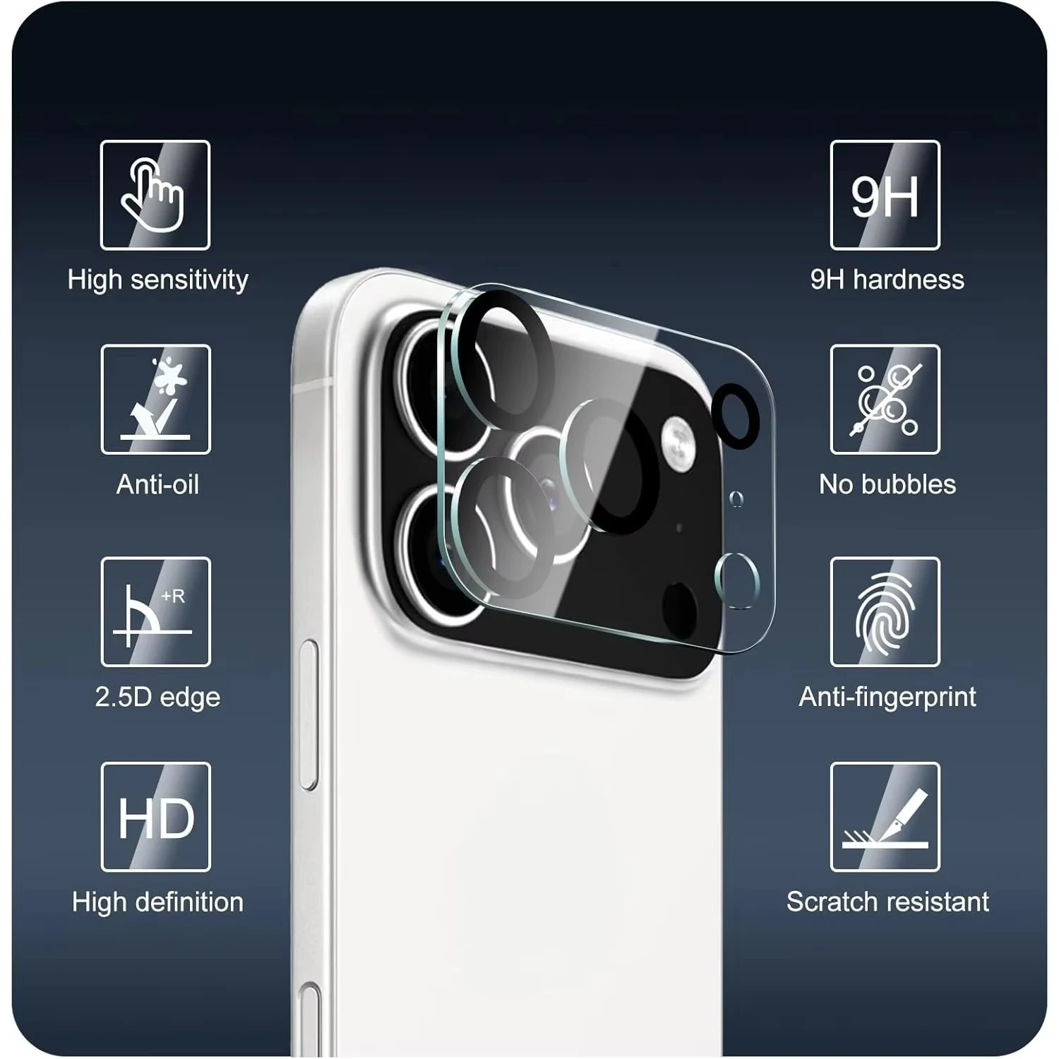 Universal Tempered Glass Screen Protector For IPhone 11 To 16 Pro Max - 9H Hardness 7 thumbnail image