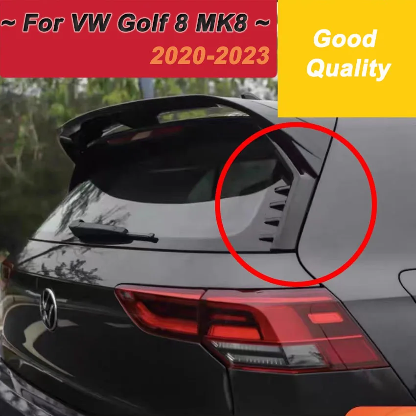 Car Lunotto Laterale Spoiler Body Kit Trim Wing Canards Splitter Per Vw Golf 8 Mk8 Gti Gtd Tsi Td Pro Gti Rline 2020-2023