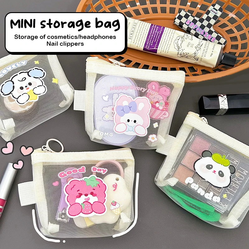 

Zipper Pouch Storage Bag Lovely Cartoon Wallet Cosmetic Bag Coin Purse Portable Travel Toiletries Bag High-quality Storage Bag