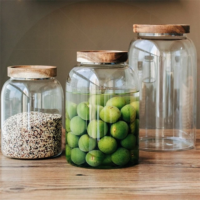 Borosilicate Glass Food Airtight Storage Jar  Borosilicate Glass Storage  Container - Bottles,jars & Boxes - Aliexpress