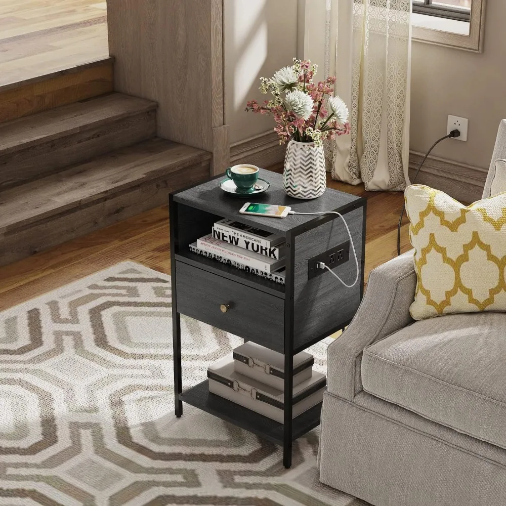 nightstand-with-charging-station-modern-end-table-with-drawer-bedside-table-with-open-storage-for-bedroom-grey