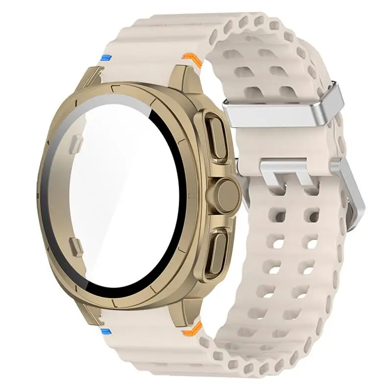 Enhanced 2-in-1 Sports Silicone Watch Case and Strap