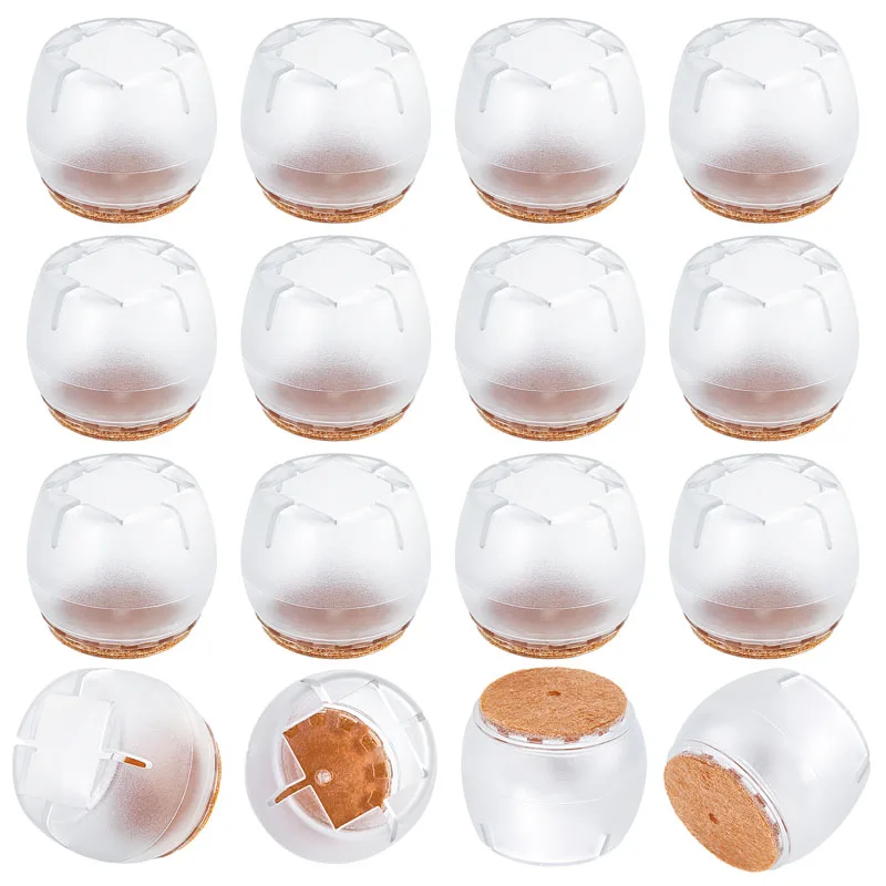 Description Picture 5 of item16 Pcs Chair Leg Caps Floor Protector Furniture Table Silicone Pads Feet Covers Anti-slip Protector