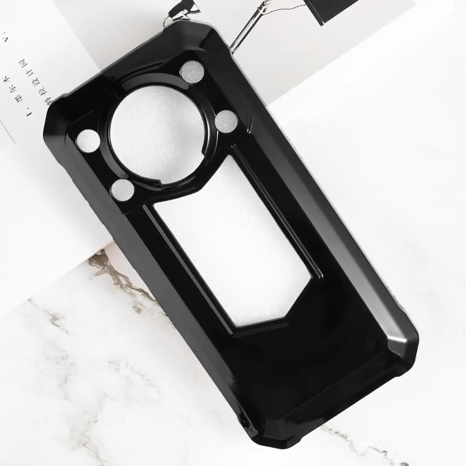 2-in-1 Glass and Silicone Protective Case with Tempered Glass Screen Protector