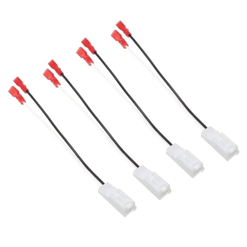 2Pcs/4Pcs Car Tweeter Front Speaker Wire Adapter Replacement Car Speaker Wiring Harness Connector Adapter Auto Accessory car wire cable adapter,audio speaker cable,car stereo accessories,audio speaker wiring kit