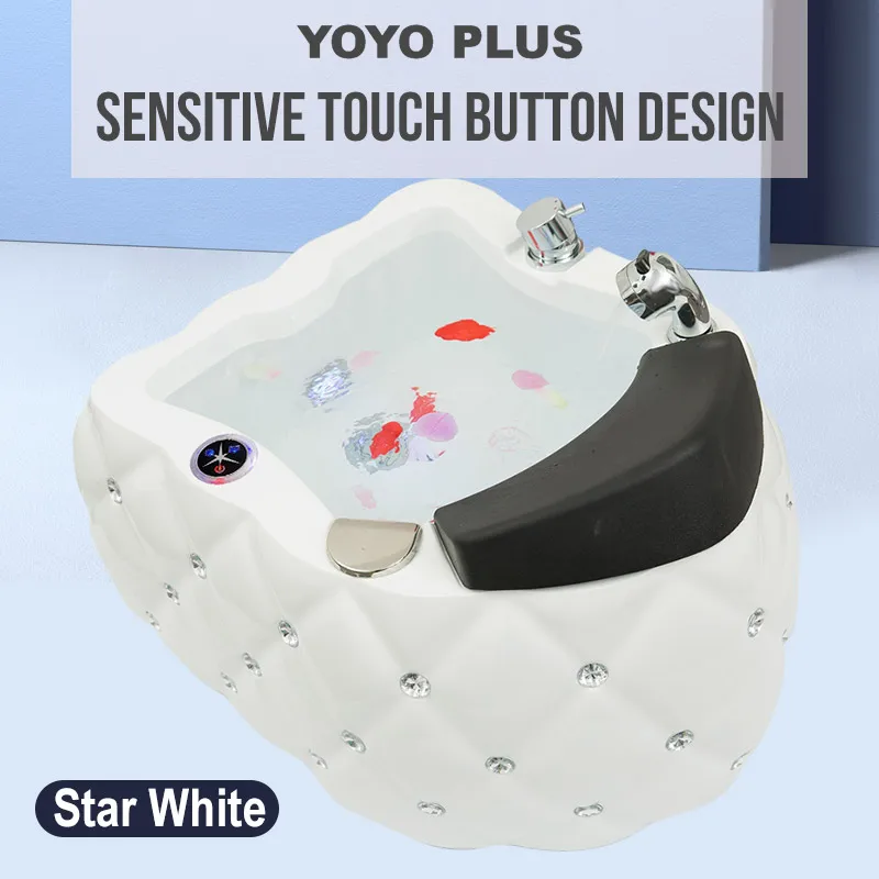 Salon Pedicure Chair Basin FootBath Sink Soaking Clean Care Spa Accessories